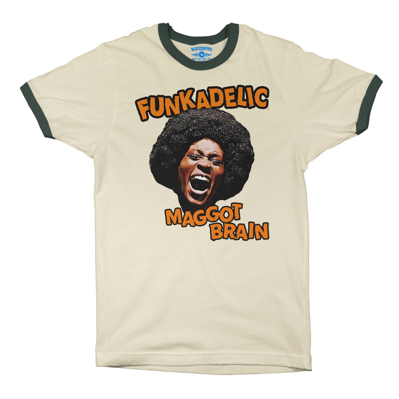 Orange Funkadelic Maggot Brain Ringer T-Shirt in default