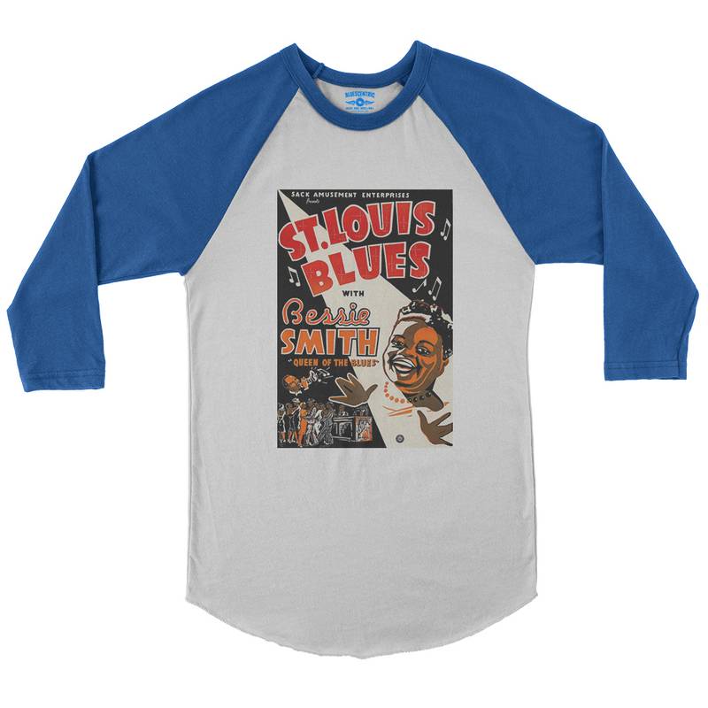 Bessie Smith St Louis Blues Baseball T-Shirt in default