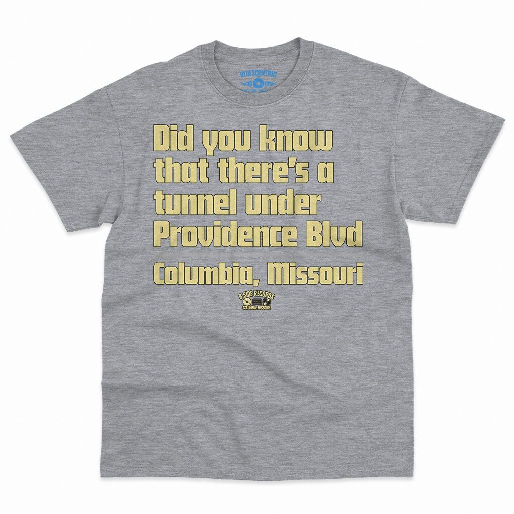 Tunnel Under Providence Blvd Columbia Mo T-Shirt - Men's Big & Tall - Athletic Heather