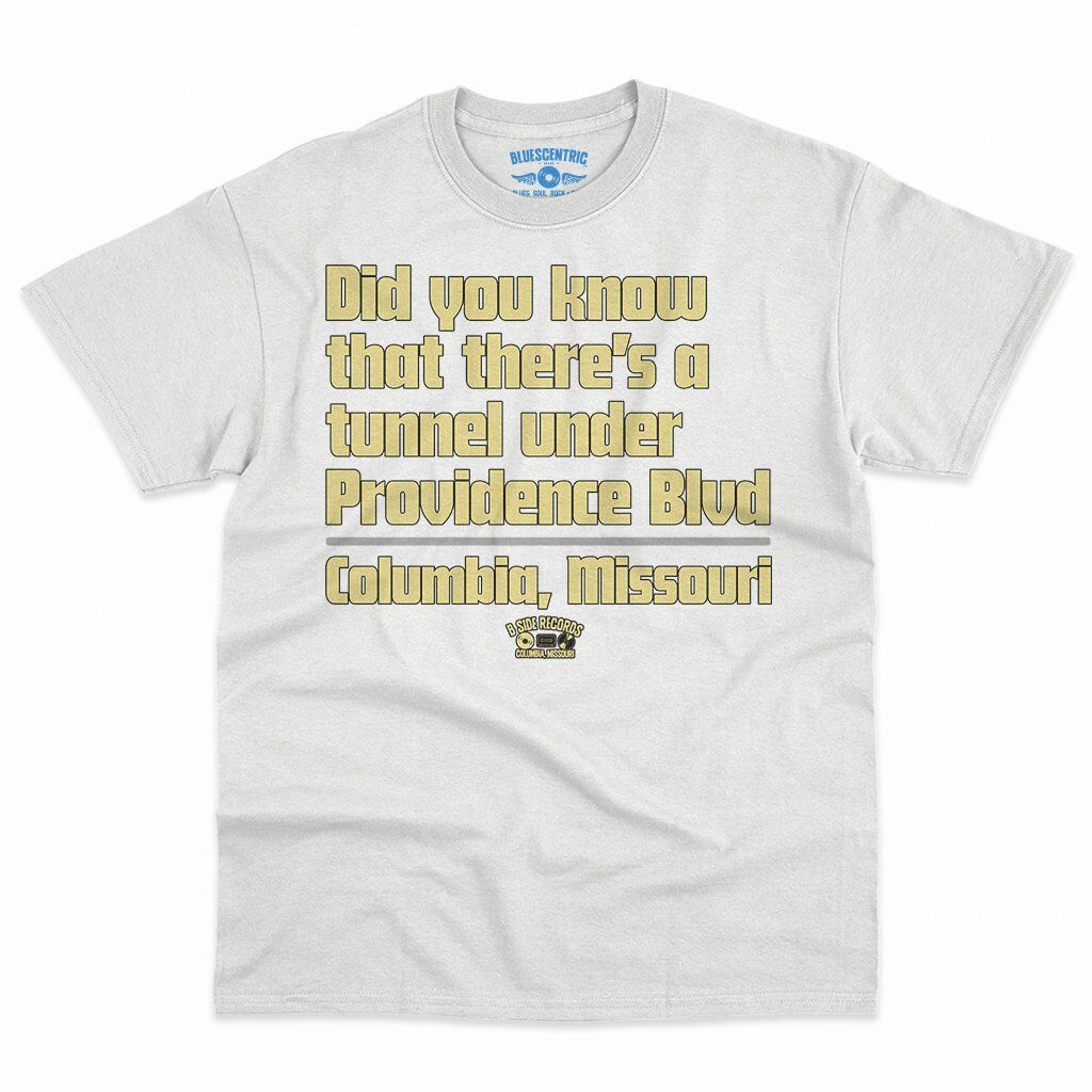 Tunnel Under Providence Blvd Columbia Mo T-Shirt - Men's Big & Tall - White