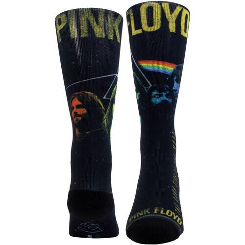 Perri's - Pink Floyd - 50th Anniversary Dye Sublimation - Crew Socks Apparel (Socks)
