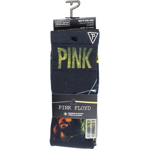 Perri's - Pink Floyd - 50th Anniversary Dye Sublimation - Crew Socks Apparel (Socks)