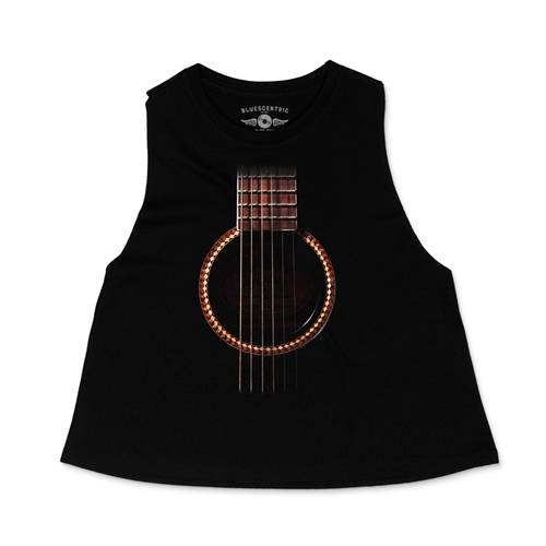 Guitar Racerback Crop Top - Women's