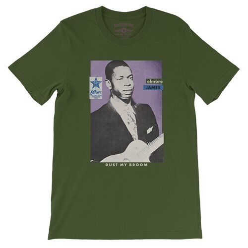 Ltd. Ed. Blues Hall of Fame Elmore James T-Shirt - Lightweight Vintage Style