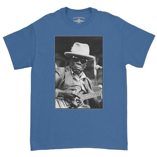 John Lee Hooker Black & White Photo T-Shirt - Classic Heavy Cotton