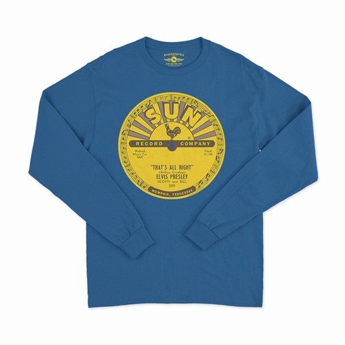Sun Records Elvis That's All Right Mama Long Sleeve T-Shirt