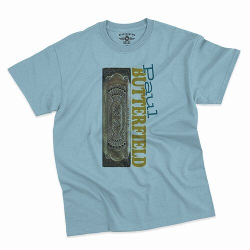 Paul Butterfield Harmonica T-Shirt - Classic Heavy Cotton