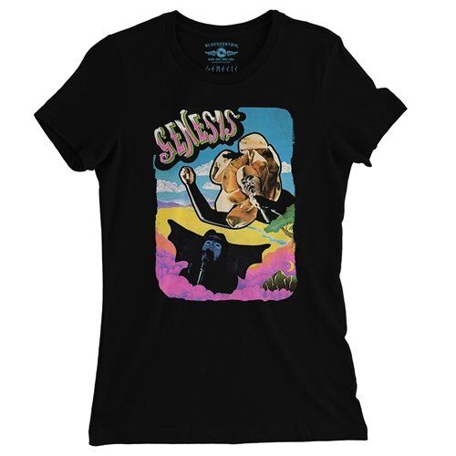 Genesis 1972 Vintage Concert Ladies T Shirt - Relaxed Fit