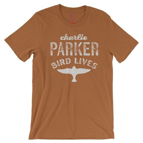 Charlie Parker Bird Lives T-Shirt - Lightweight Vintage Style