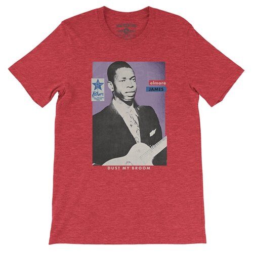 Ltd. Ed. Blues Hall of Fame Elmore James T-Shirt - Lightweight Vintage Style