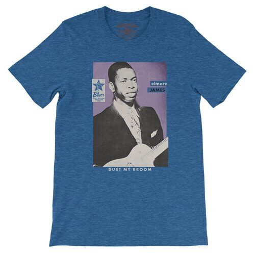 Ltd. Ed. Blues Hall of Fame Elmore James T-Shirt - Lightweight Vintage Style