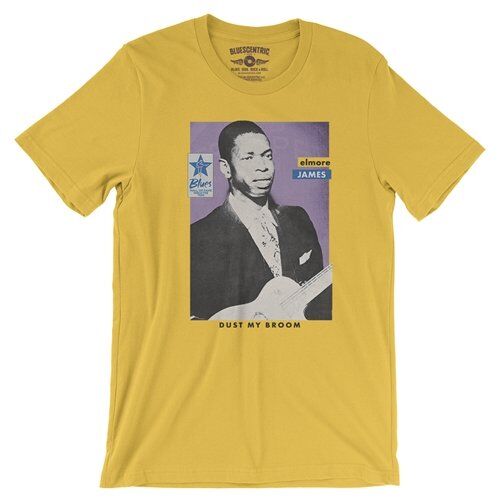 Ltd. Ed. Blues Hall of Fame Elmore James T-Shirt - Lightweight Vintage Style