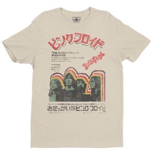 Pink Floyd Japan Vintage Concert T-Shirt - Lightweight Vintage Style