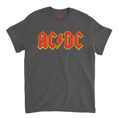 AC/DC Comic Logo T-Shirt - Classic Heavy Cotton