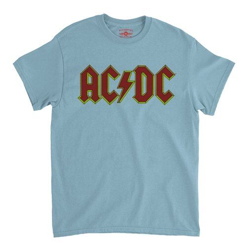 AC/DC Comic Logo T-Shirt - Classic Heavy Cotton