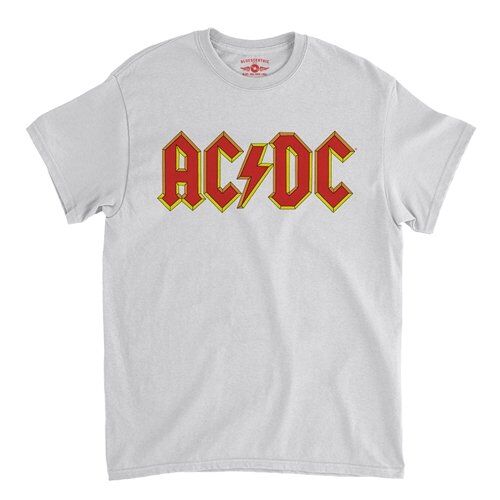AC/DC Comic Logo T-Shirt - Classic Heavy Cotton