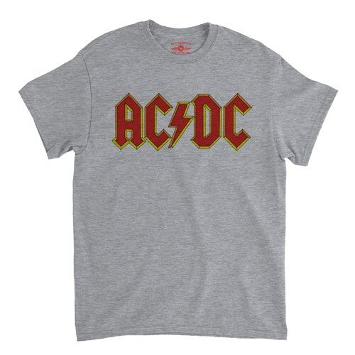 AC/DC Comic Logo T-Shirt - Classic Heavy Cotton