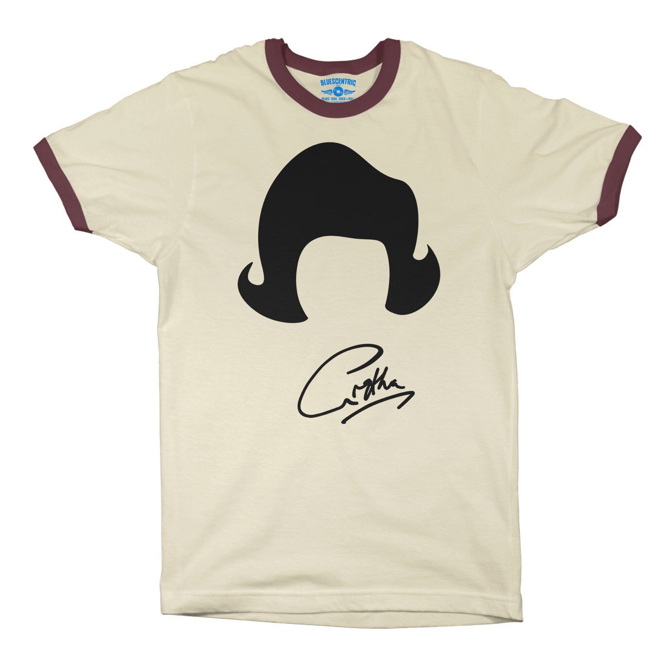 Aretha Franklin Flipped Bob Ringer T-Shirt in default