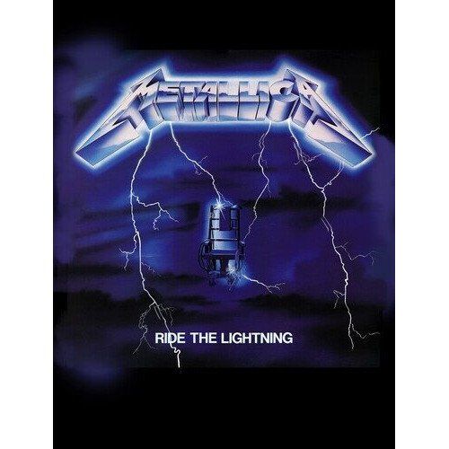 Rocksax - Metallica - Sherpa Fleece Blanket - Ride The Lightning (60 in x 80 in) Collectibles (Large Item, Blanket)