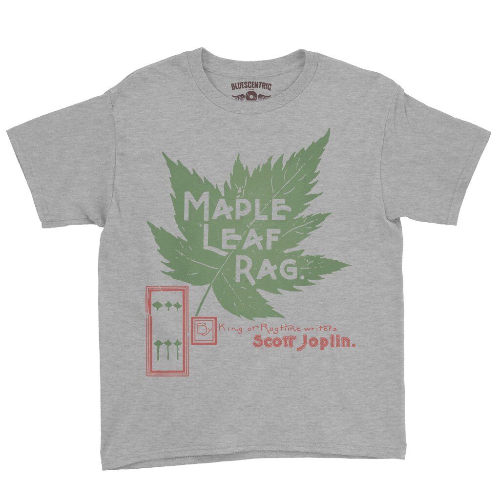 Maple Leaf Rag Scott Joplin Youth T-Shirt - Lightweight Children & Toddlers - Athletic Heather