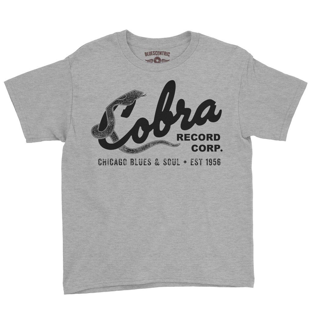 Cobra Records Blues & Soul Youth T-Shirt - Lightweight Children & Toddlers - Athletic Heather