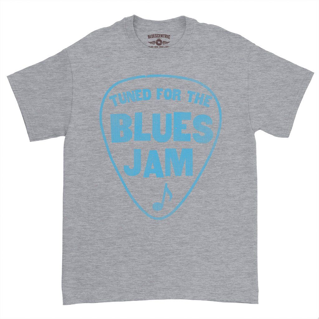 Tuned for the Blues Jam T-Shirt - Heavy Cotton - Athletic Heather