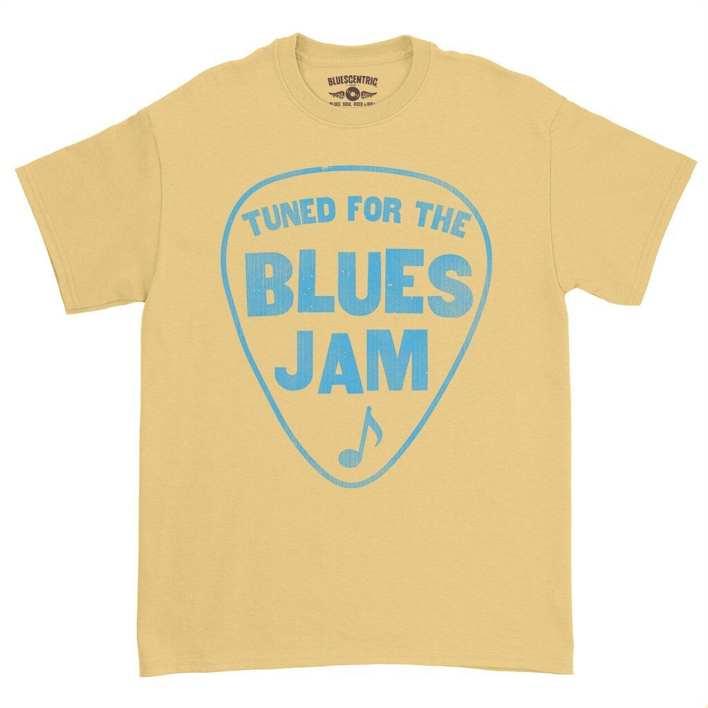 Tuned for the Blues Jam T-Shirt - Heavy Cotton - Daisy