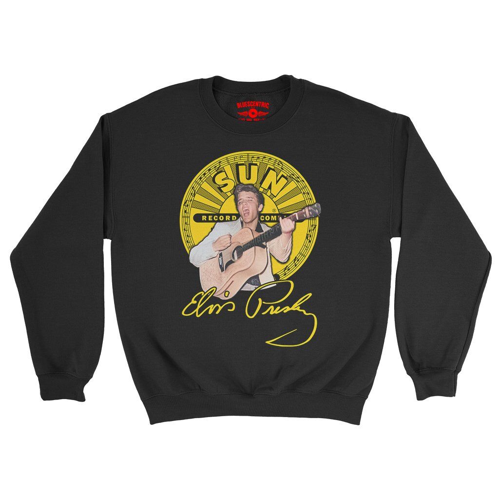 Elvis Presley 1955 Crewneck Sweatshirt - Black