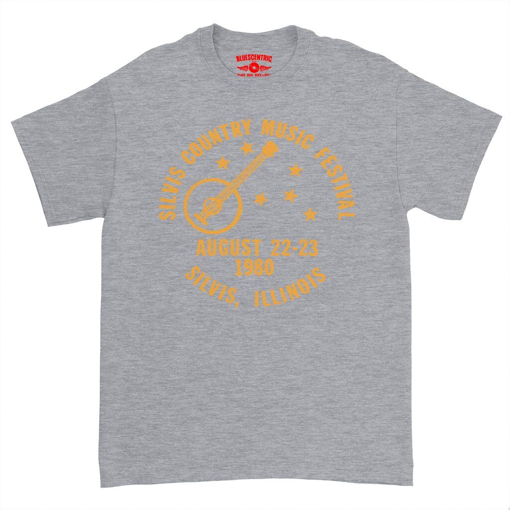 Silvis Country Music Festival T-Shirt - Heavy Cotton - Athletic Heather