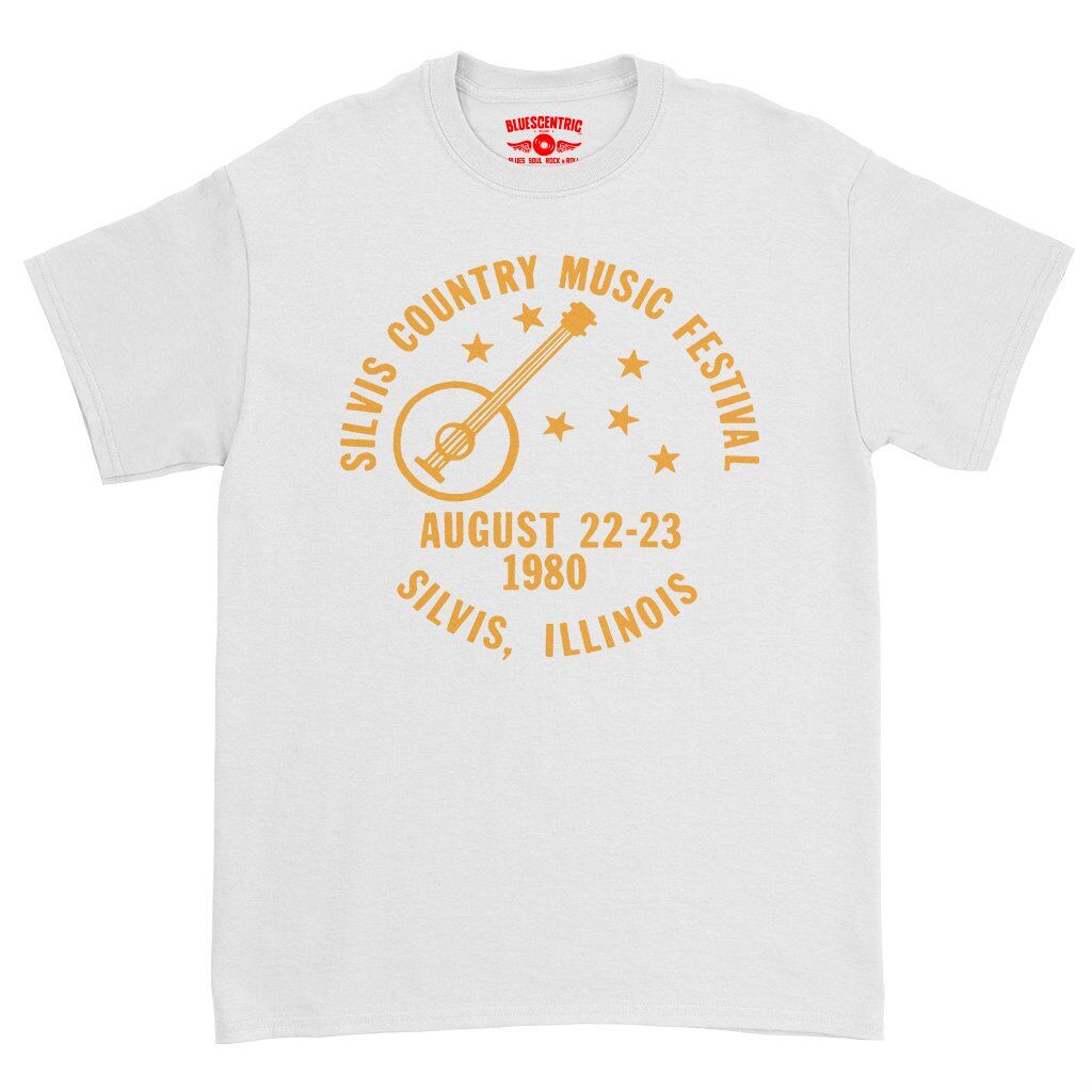 Silvis Country Music Festival T-Shirt - Heavy Cotton - White