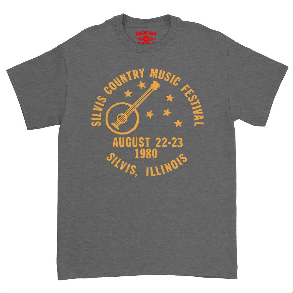 Silvis Country Music Festival T-Shirt - Heavy Cotton - Dark Heather