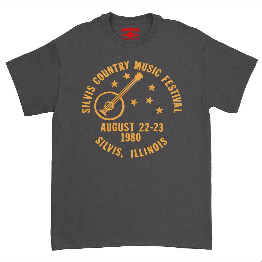 Silvis Country Music Festival T-Shirt - Heavy Cotton - Black
