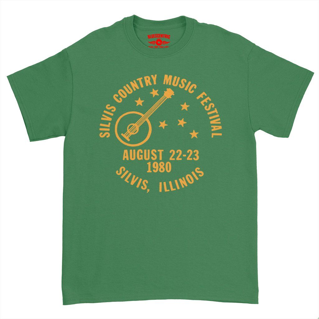 Silvis Country Music Festival T-Shirt - Heavy Cotton - Kelly