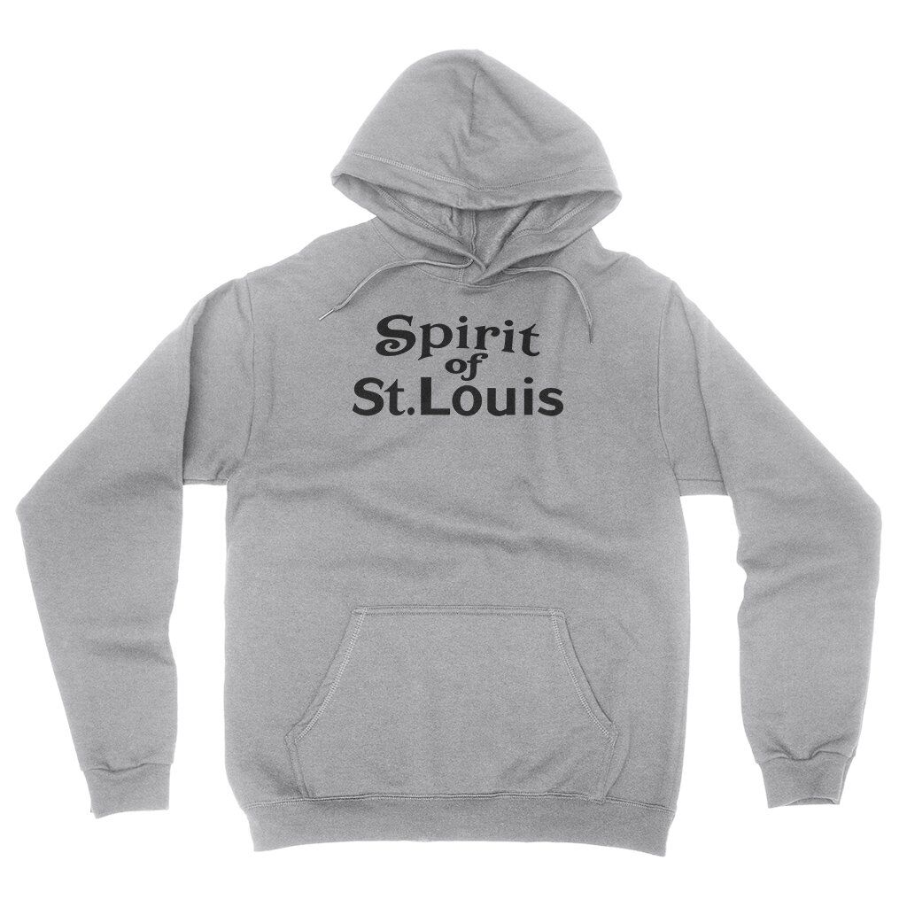 Spirit of St Louis Hooded Pullover Jacket - Ash