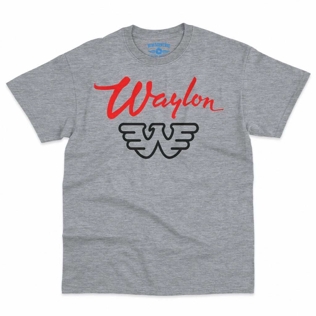 Waylon Jennings Logo T-Shirt - Men's Big & Tall - Athletic Heather