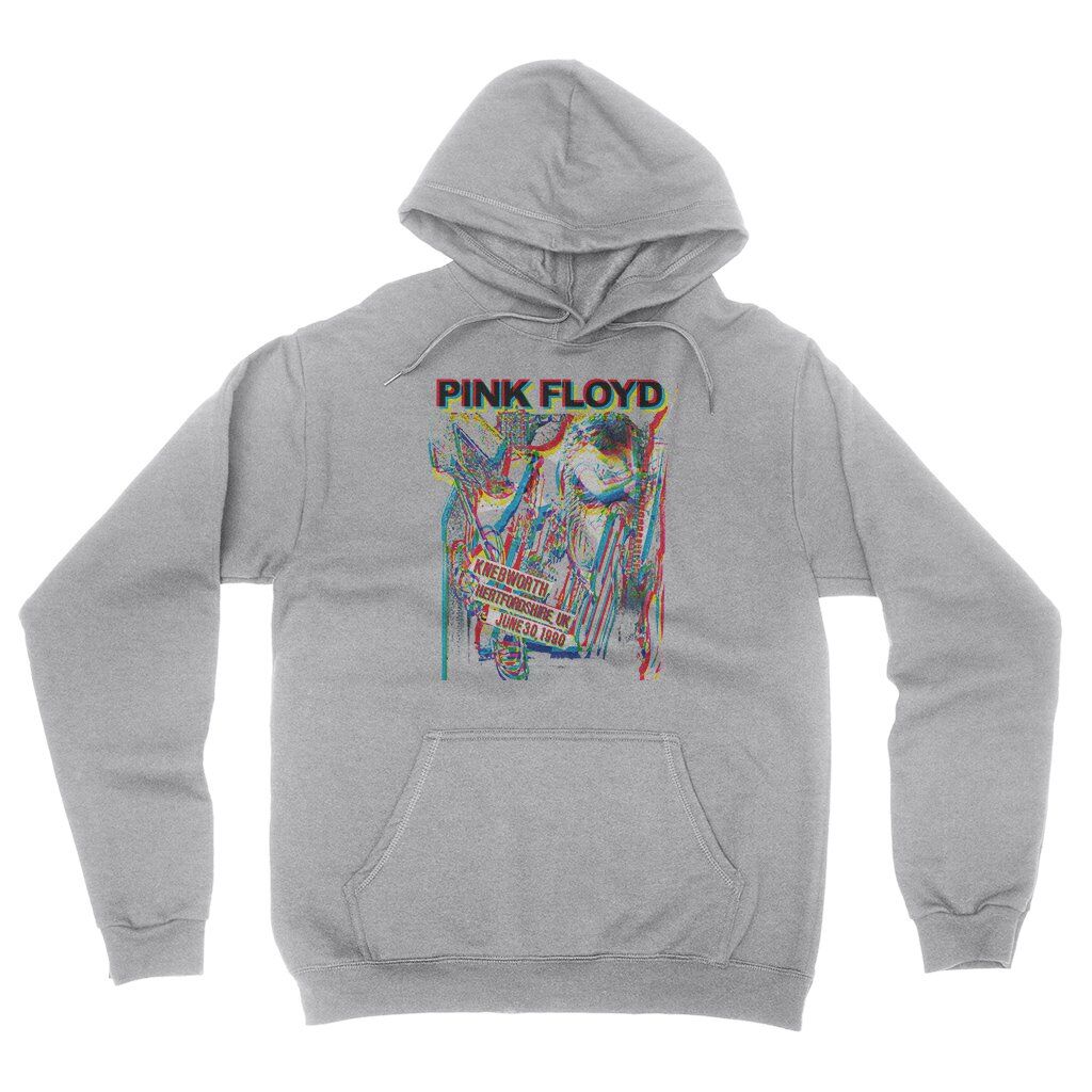Pink Floyd Knebworth 1990 Hooded Pullover Jacket - Ash