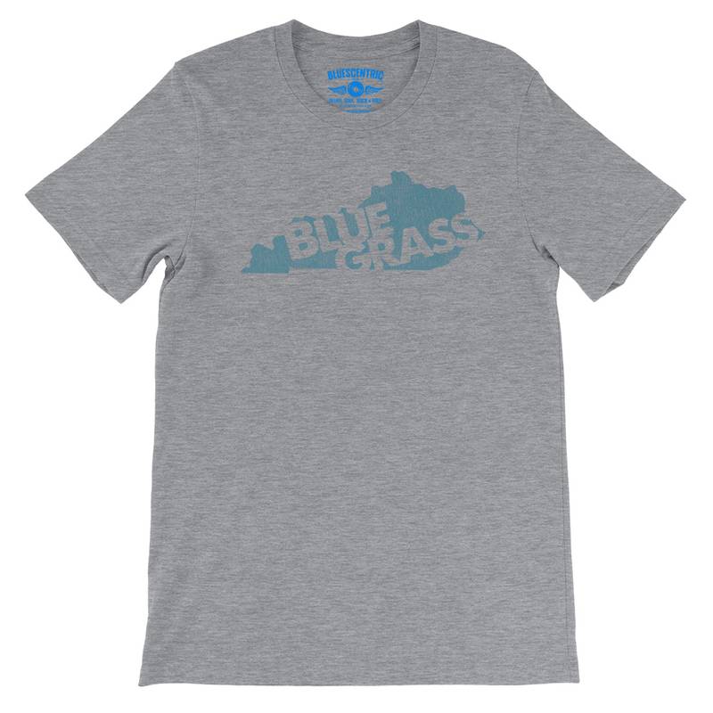 Kentucky Bluegrass T-Shirt - Lightweight Vintage Style - Athletic Heather