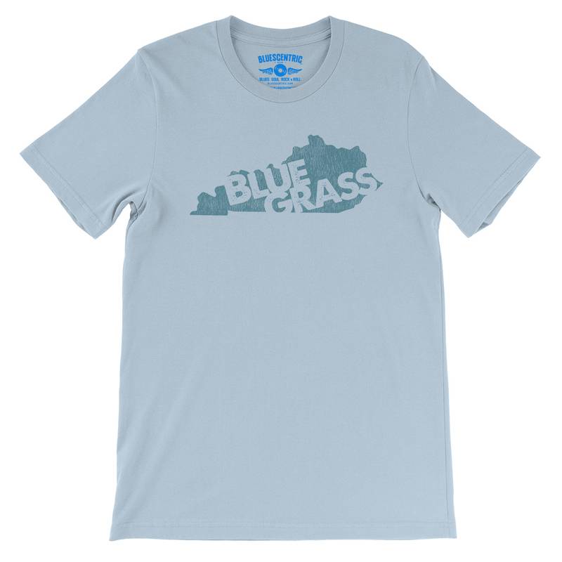 Kentucky Bluegrass T-Shirt - Lightweight Vintage Style - Light Blue