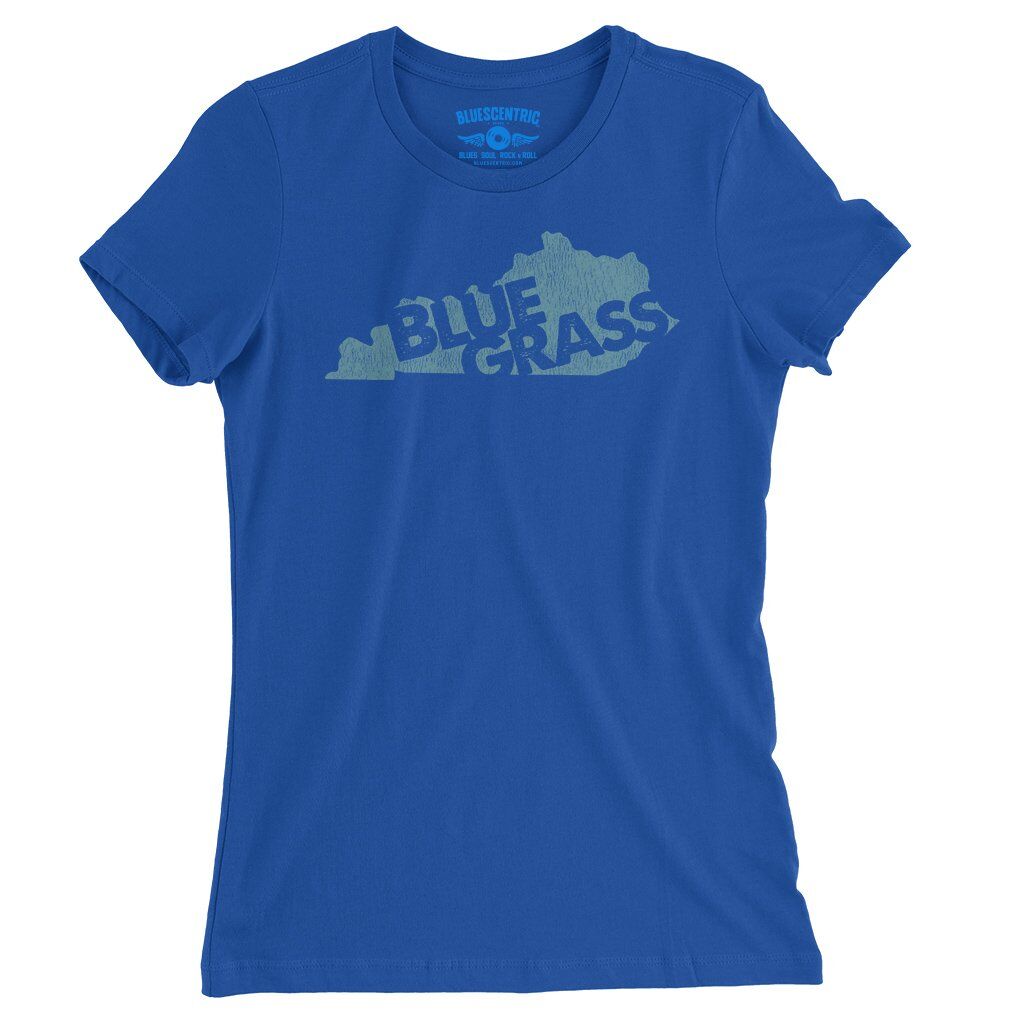 Kentucky Bluegrass Ladies T-Shirt - Relaxed Fit - True Royal