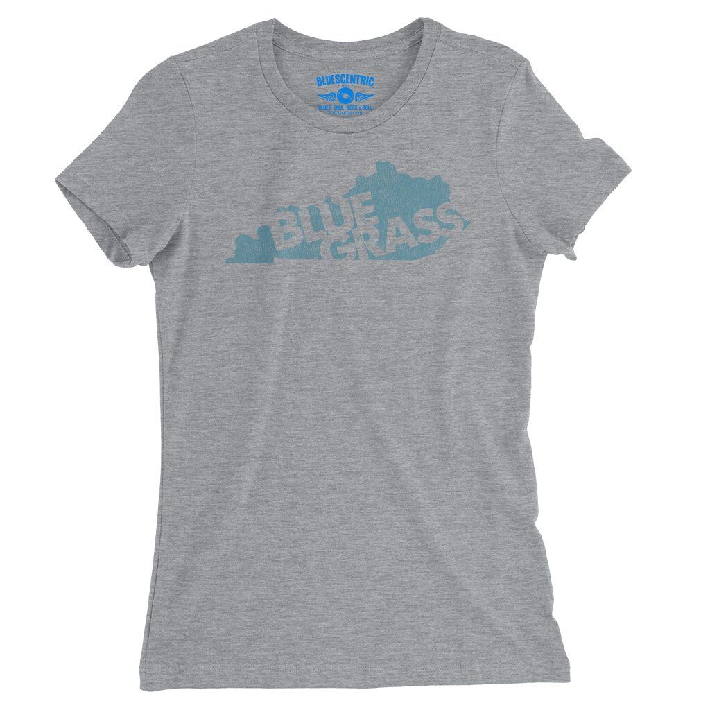 Kentucky Bluegrass Ladies T-Shirt - Relaxed Fit - Athletic Heather