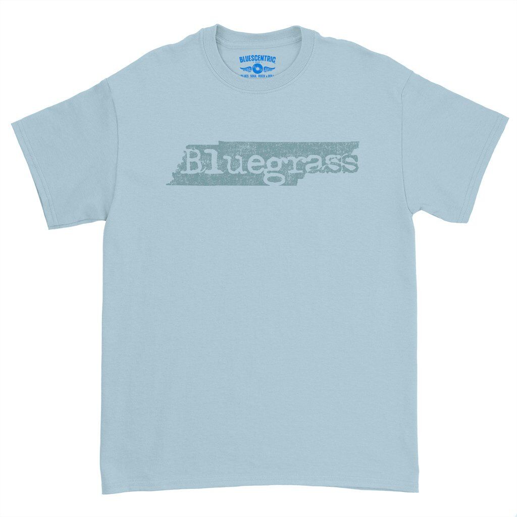 Tennessee Bluegrass T-Shirt - Heavy Cotton - Light Blue