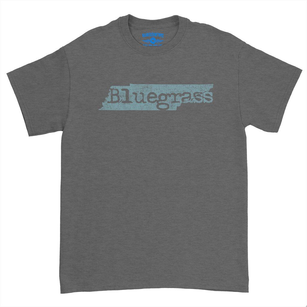 Tennessee Bluegrass T-Shirt - Heavy Cotton - Dark Heather
