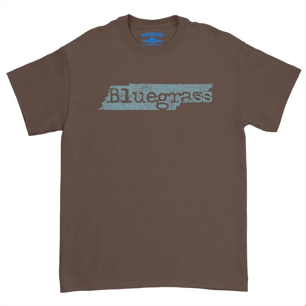 Tennessee Bluegrass T-Shirt - Heavy Cotton - Chocolate
