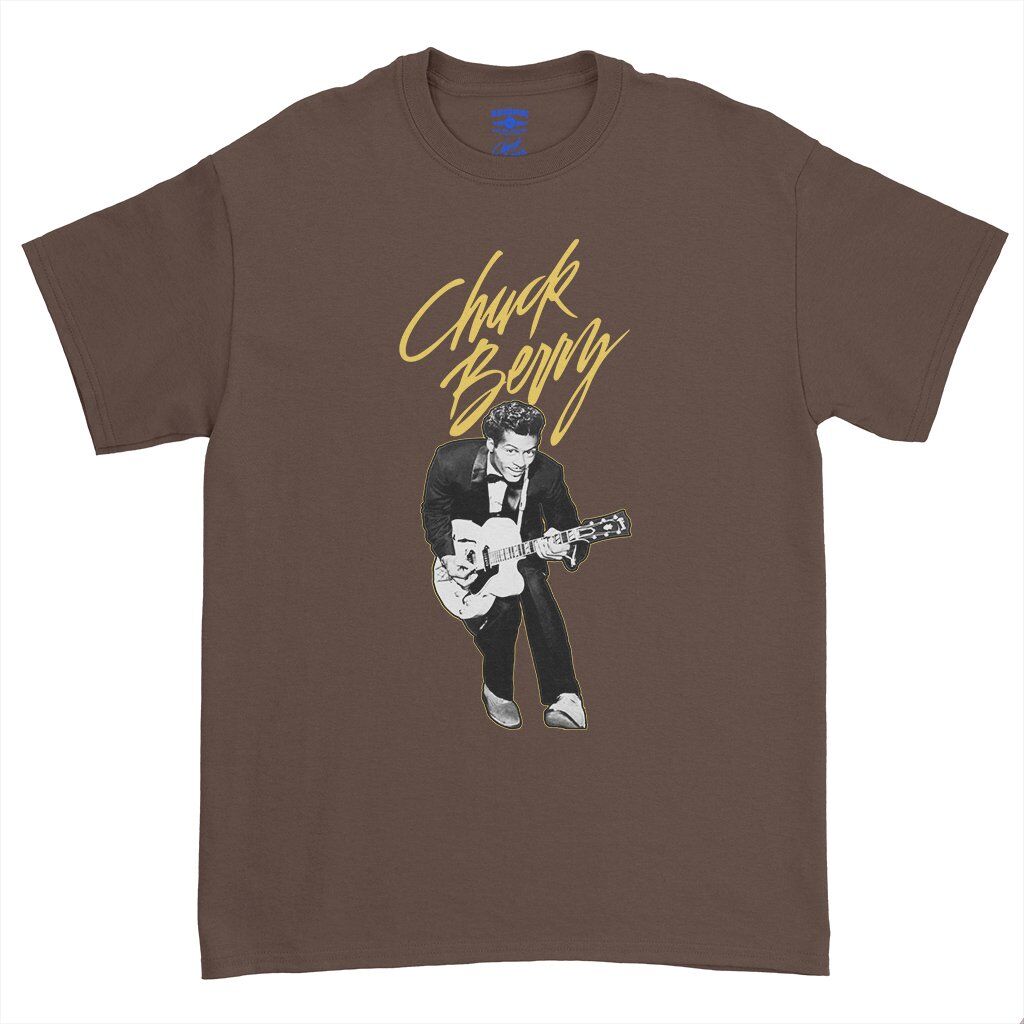 Chuck Berry Duck Walking T-Shirt - Heavy Cotton - Chocolate