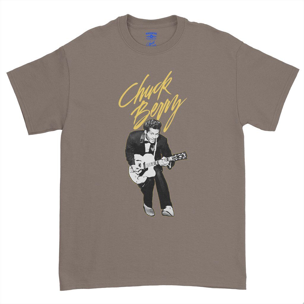 Chuck Berry Duck Walking T-Shirt - Heavy Cotton - Taupe