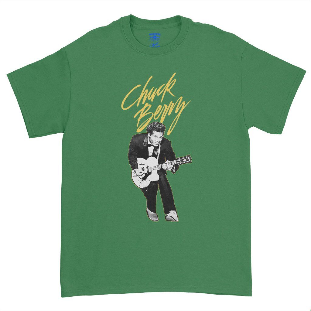 Chuck Berry Duck Walking T-Shirt - Heavy Cotton - Kelly