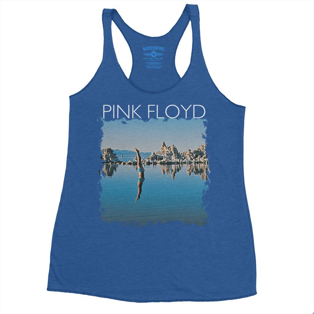 Pink Floyd WYWH Diver Racerback Tank - Women's - Vintage Royal
