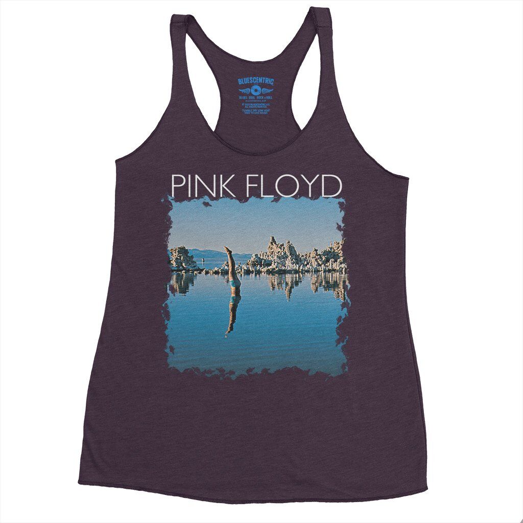 Pink Floyd WYWH Diver Racerback Tank - Women's - Vintage Purple
