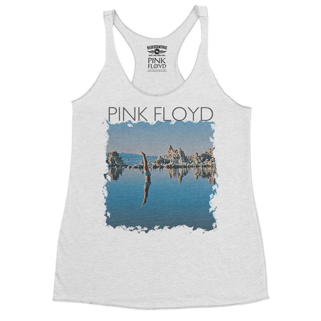 Pink Floyd WYWH Diver Racerback Tank - Women's - Heather White