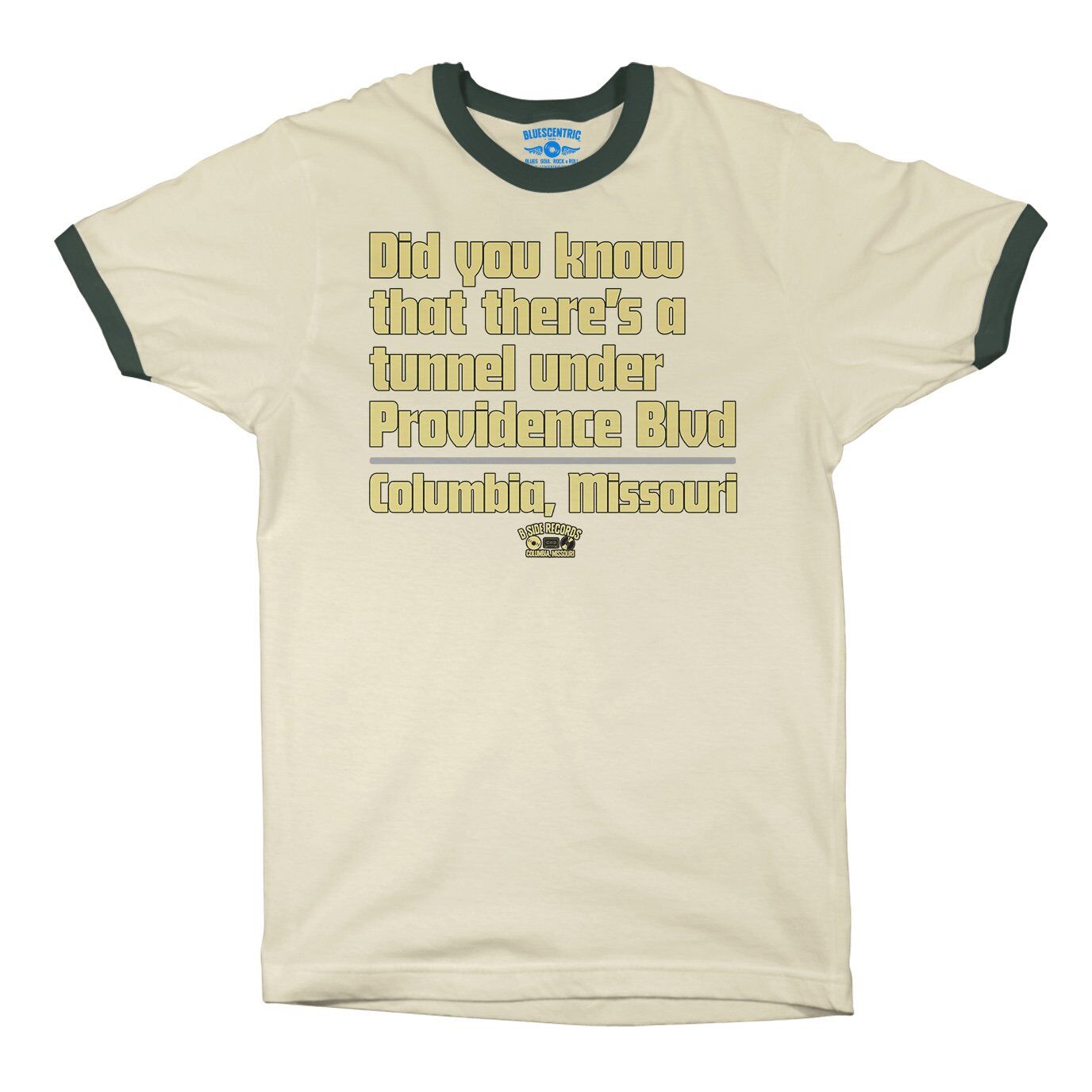Tunnel Under Providence Blvd Columbia Mo Ringer T-Shirt in default